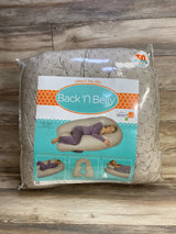 Back 'N Belly Chic Contoured Pregnancy Support Pillow, Taupe