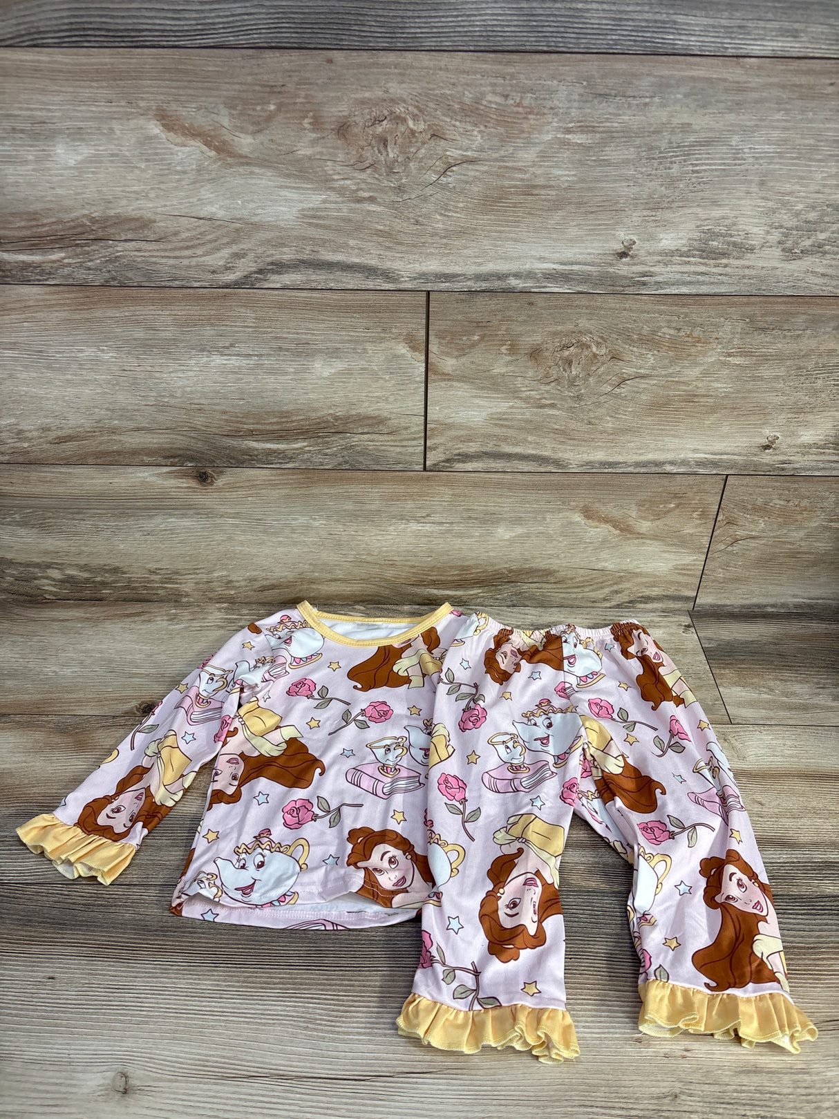 Beauty & The Beast Belle 2pc Set Pink sz 2T