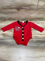 My 1st Valentine's Day Bodysuit Red sz 6m