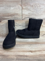 NEW Cat & Jack Holland Shearling Style Boots Black sz 4Y