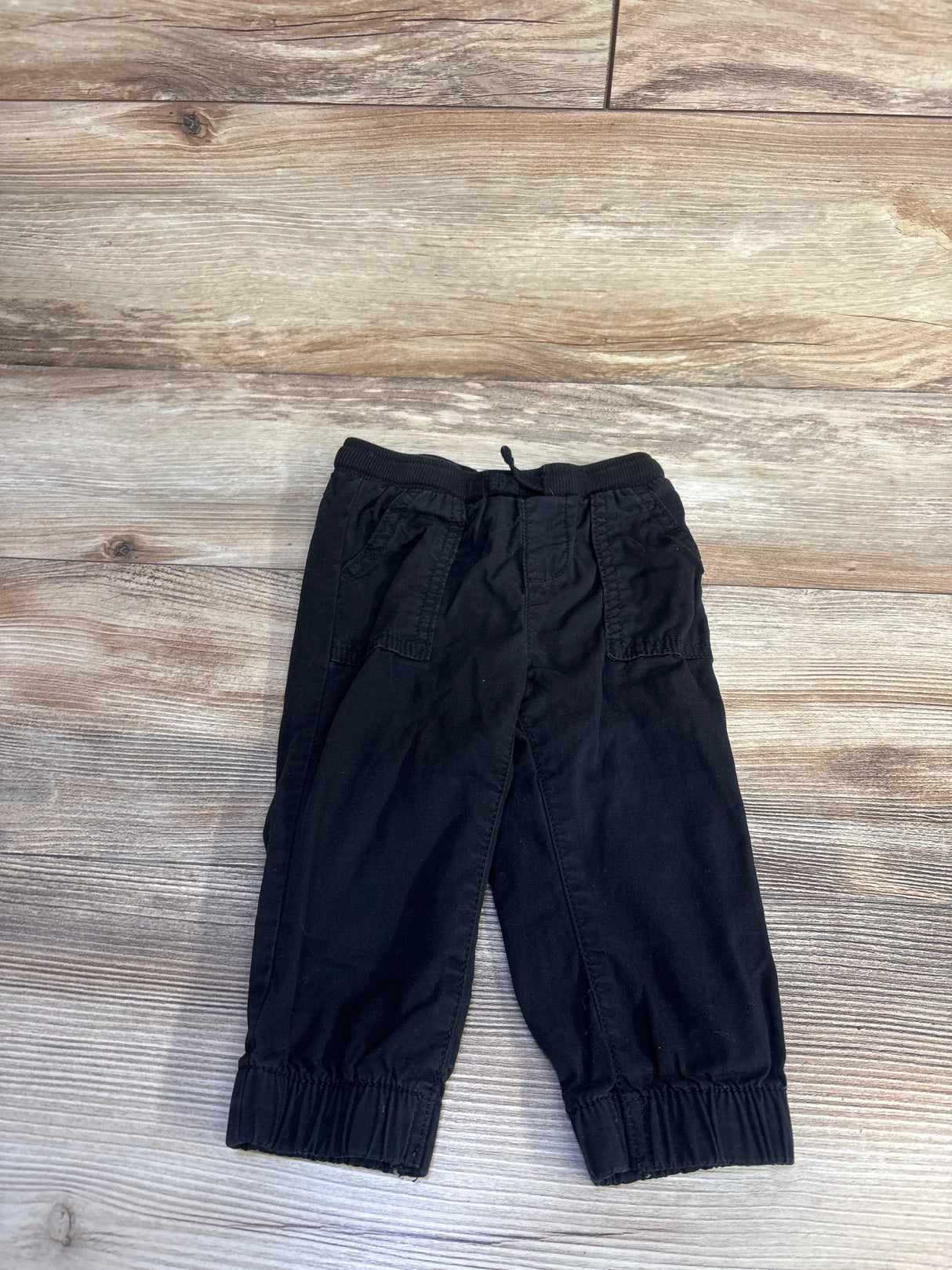 Jumping Beans Drawstring Joggers Black sz 18m