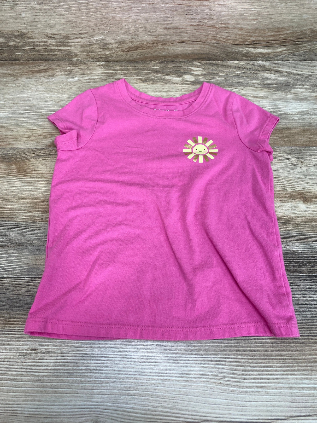 Cat & Jack Sunshine Shirt Pink sz 3T