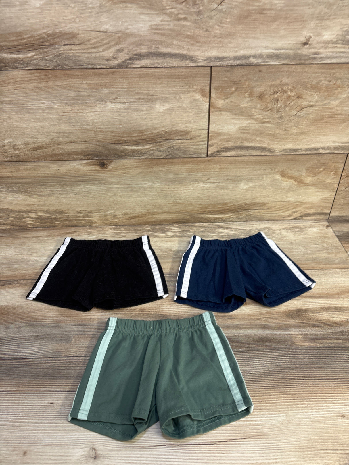 Garanimals 3pk Pull-On Shorts Navy sz 6-9m