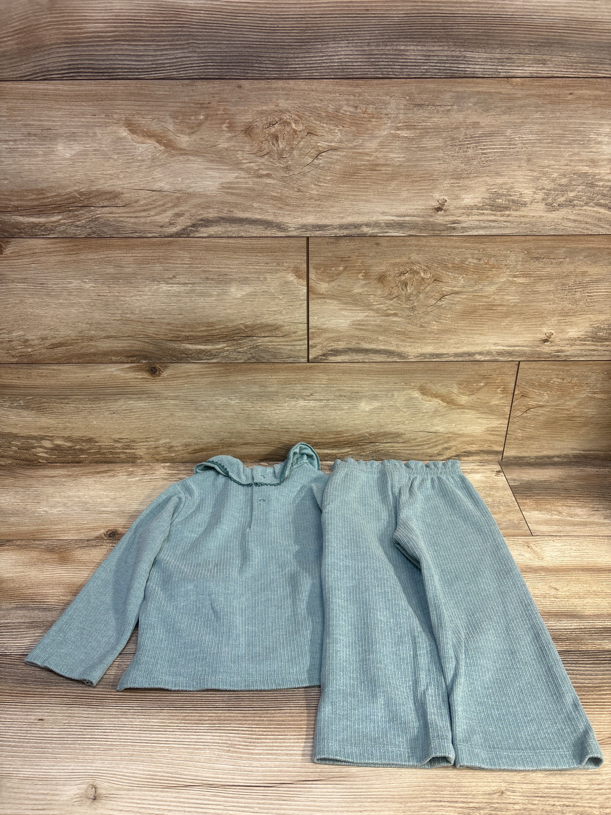 Mayoral 2pc Collared Sweater & Pants Set Green sz 3T