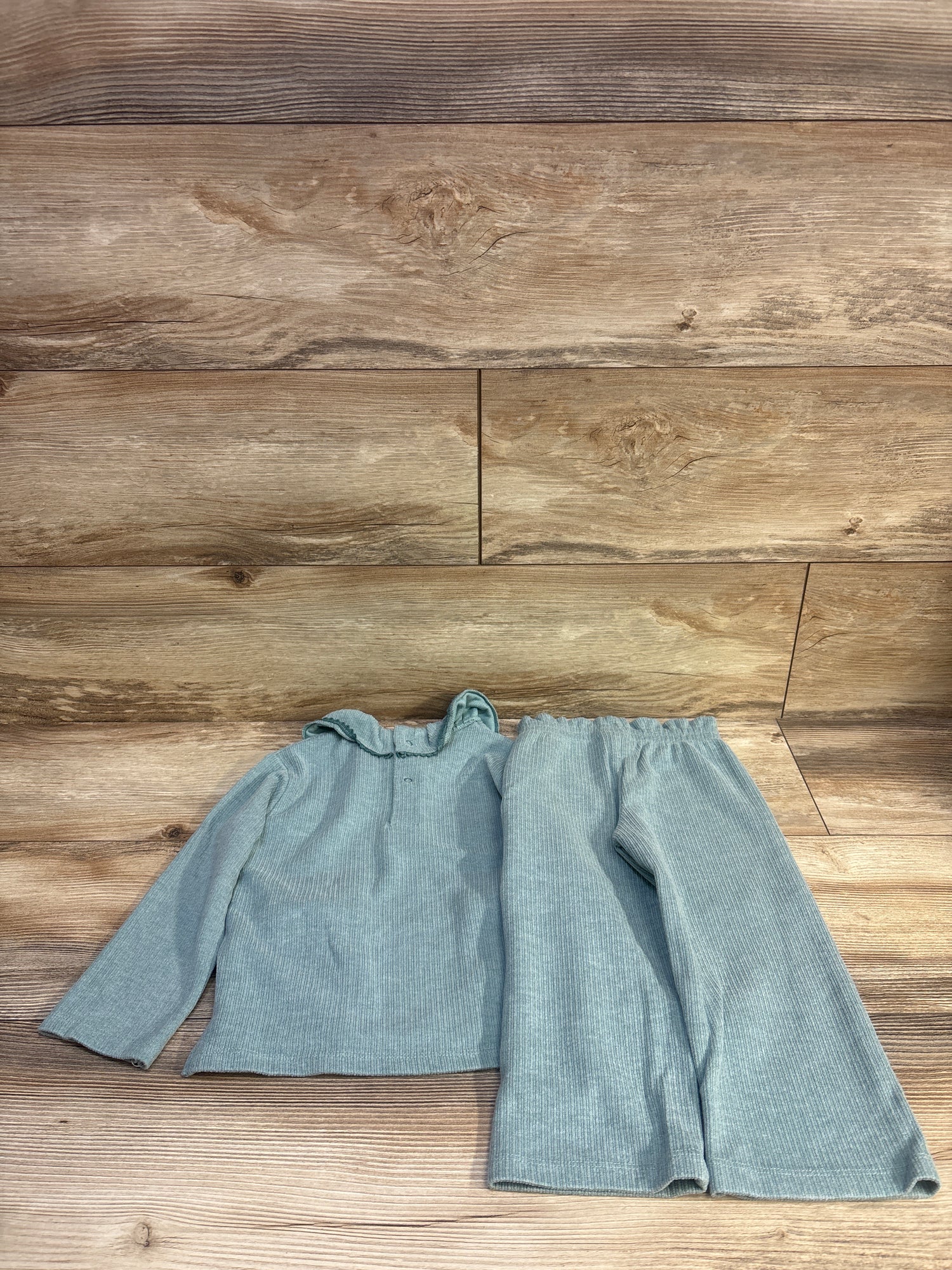 Mayoral 2pc Collared Sweater & Pants Set Green sz 3T