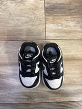 Nike Dunk Low TD 'Black White' Sneakers sz 4c