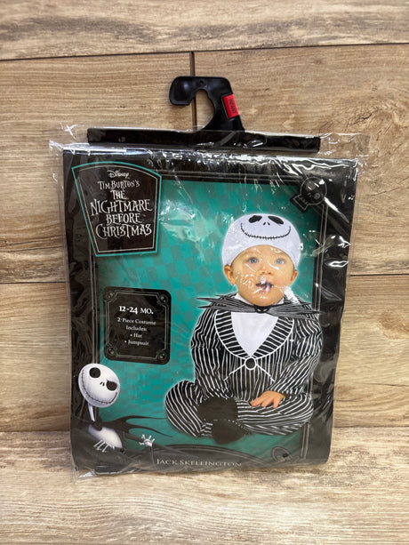 Disney 2pc Jack Skellington Costume Black sz 12-24m - Me n Mommy To Be