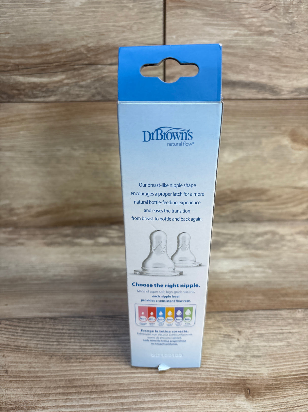 NEW Dr. Brown's Natural Flow Narrow Baby Bottle w/ Level 1 Slow Flow Nipple, Pink 8oz