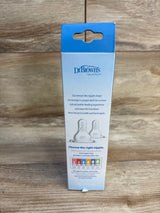 NEW Dr. Brown's Natural Flow Narrow Baby Bottle w/ Level 1 Slow Flow Nipple, Pink 8oz