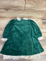 Wonder Nation Velour Holiday Dress Emerald sz 5T