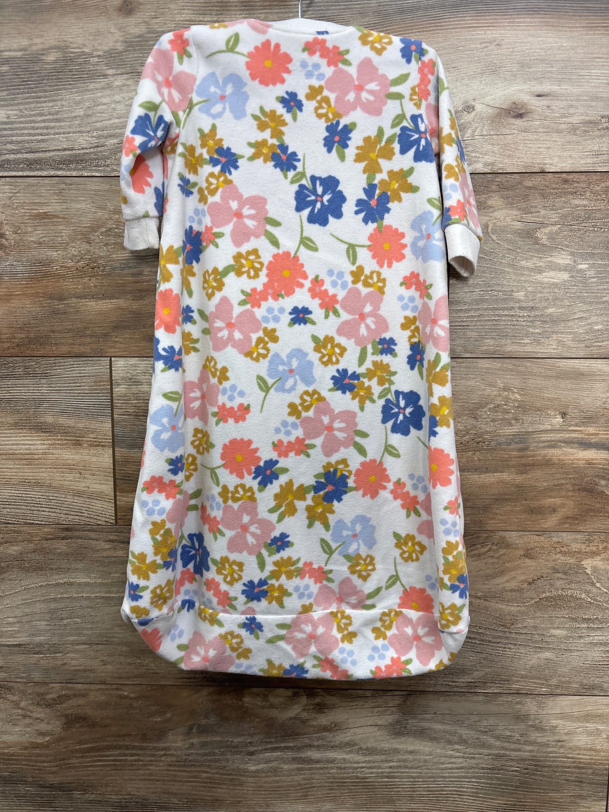 Carter's Floral Blanket Sleeper White sz 3-6m