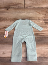 NEW Cat & Jack Nap Champ Coverall Green sz 6-9m