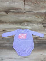 Hurley Long Sleeve Butterfly Bodysuit Lilac sz 9m