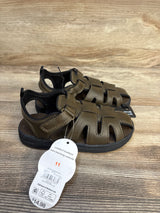 NEW Wonder Nation Fisherman Sandals Brown sz 11c
