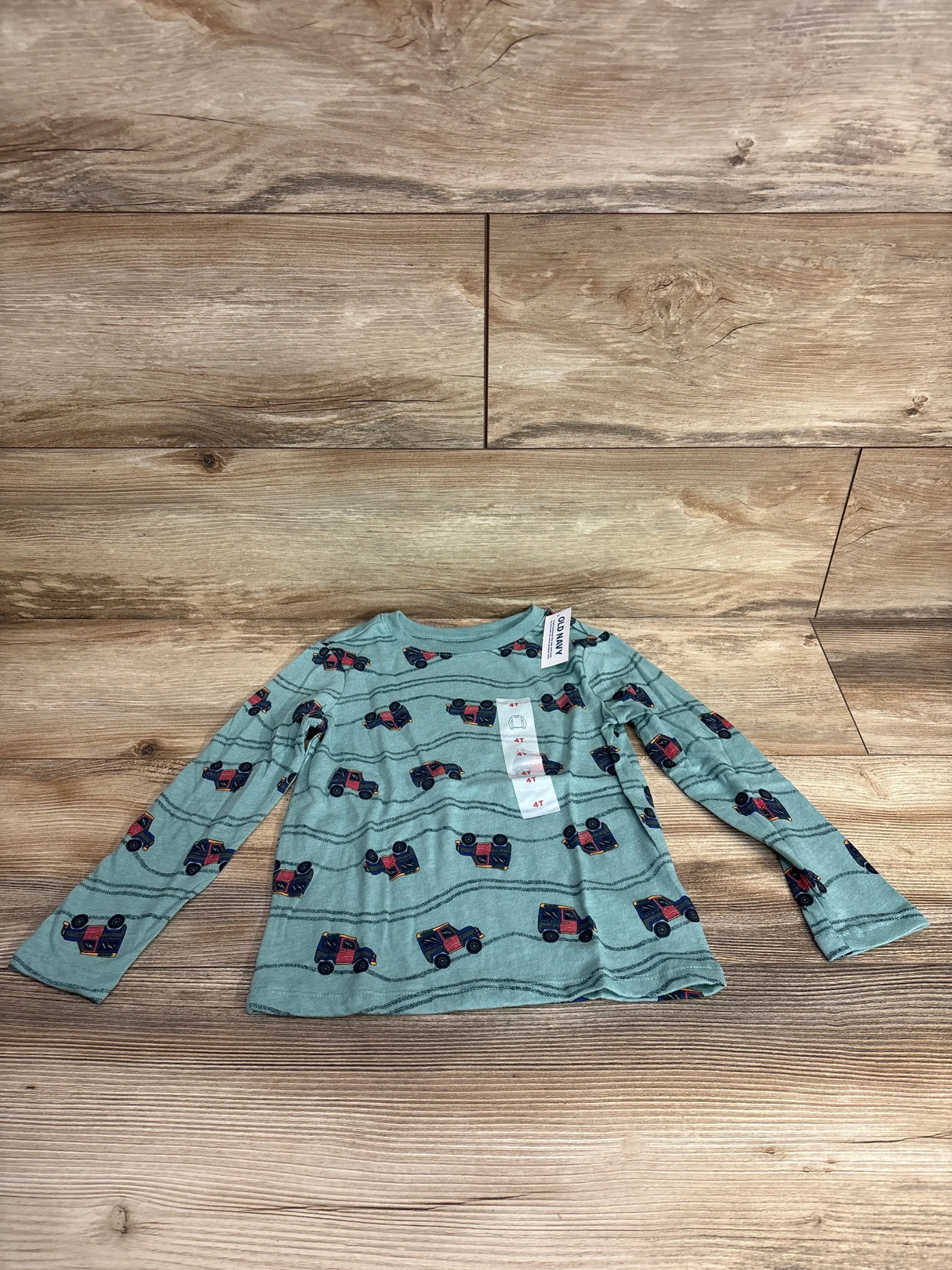 NEW Old Navy Green 4x4 Truck Shirt sz 4T