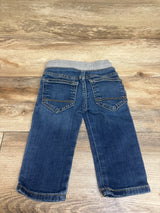 Cat & Jack Straight Drawstring Jeans Blue sz 12m