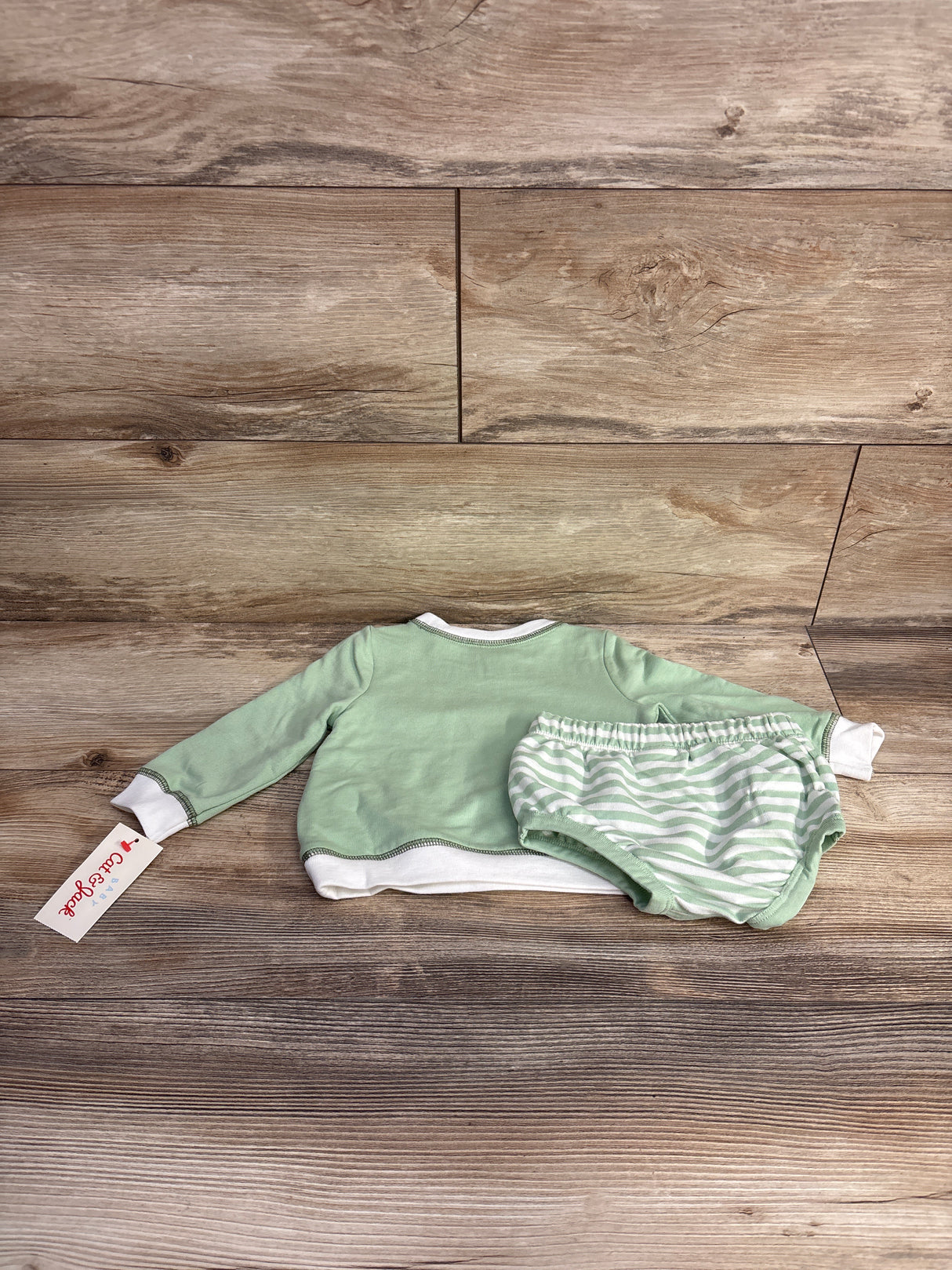 NEW Cat & Jack 2pc Slow Down Sweatshirt & Bottoms sz 6-9m