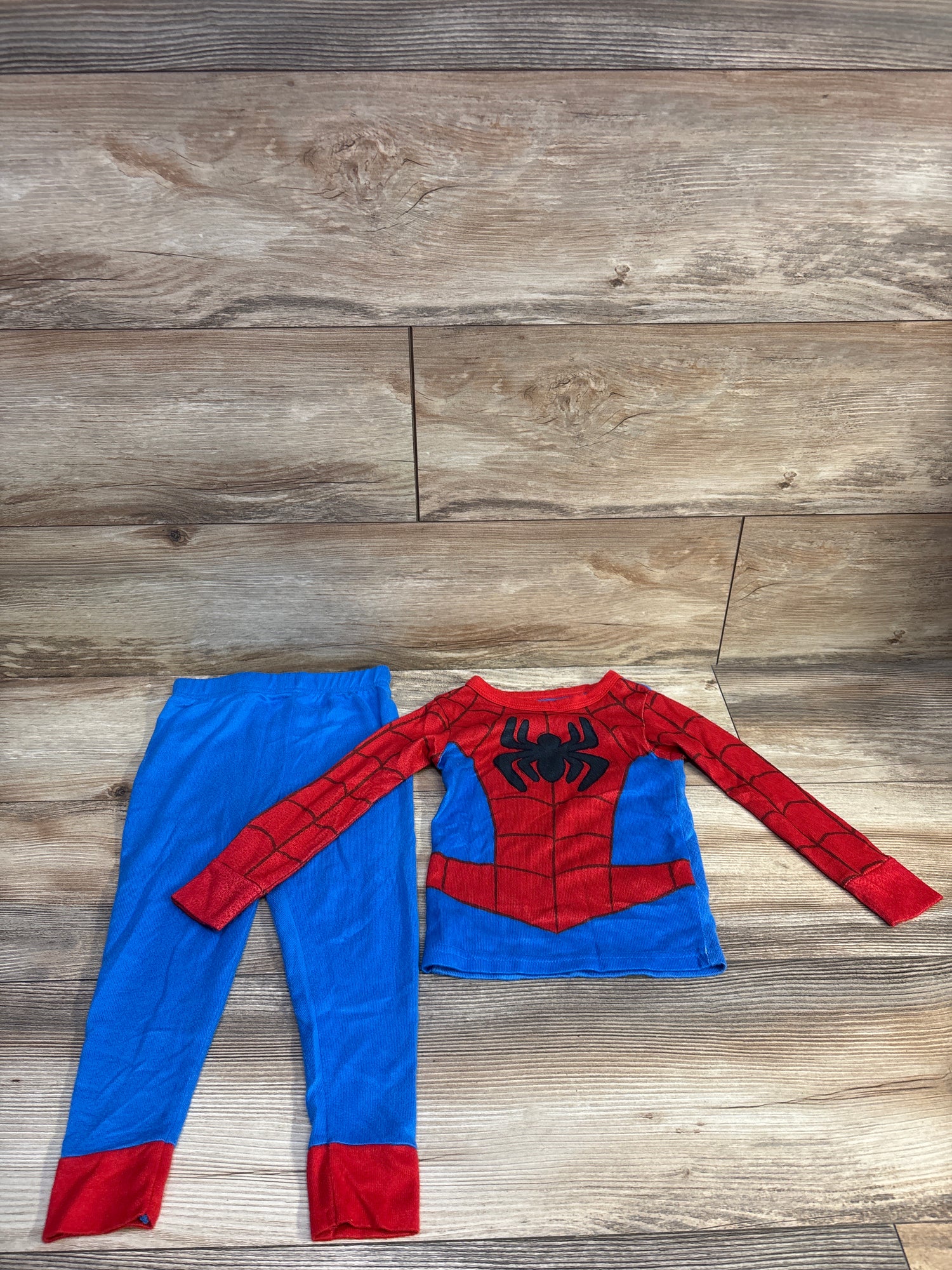 Marvel 2pc Spider-Man Pajama Set Red sz 4T