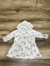 Just One You Bear Print Robe White sz 0-9m