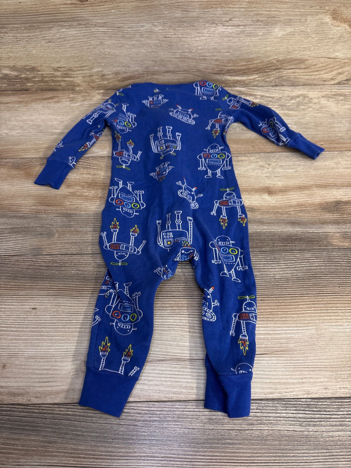 Old Navy Robot Sleeper Navy sz 12-18m