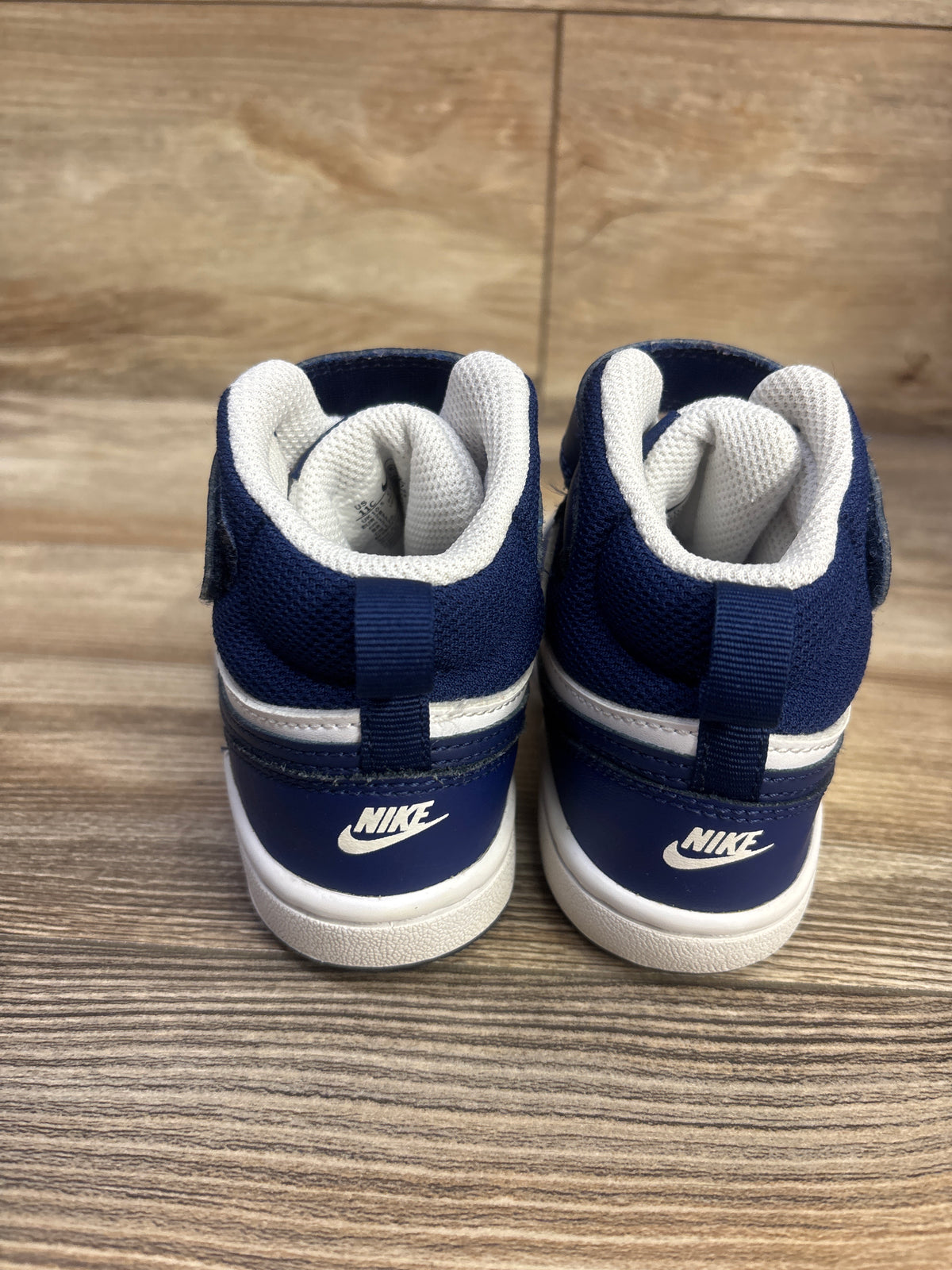 Nike Court Borough Mid 2 TD 'White Blue Signal' Sneakers sz 11c