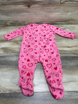 Dunnes Stores Heart Print Blanket Sleeper Pink sz 3-6m