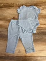 Old Navy 2pc Bodysuit & Pants Blue sz 3-6m - Me n Mommy To Be