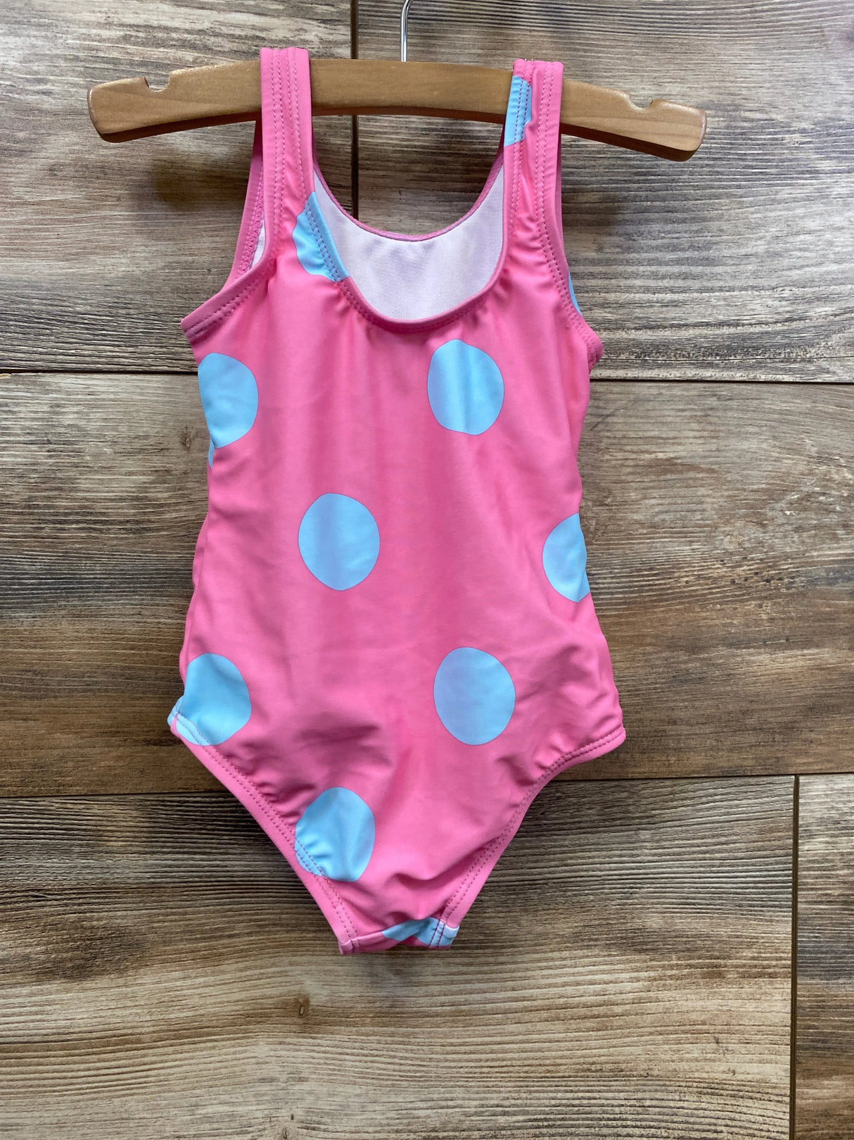 Primark 1pc Polka Dot Swimsuit Pink sz 9-12m