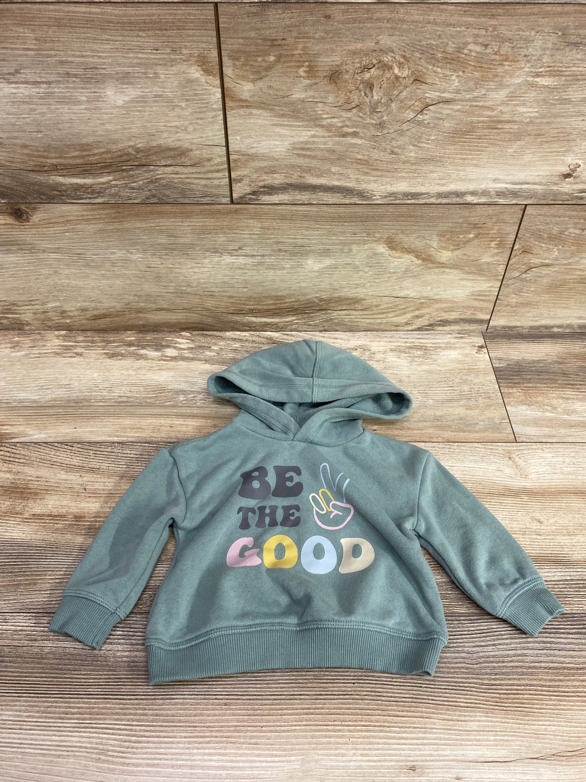 Little Co. Be The Good Pullover Sweatshirt Green sz 3m