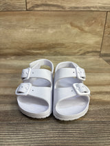 Wonder Nation Two Buckle  Sandals White sz 5-6c