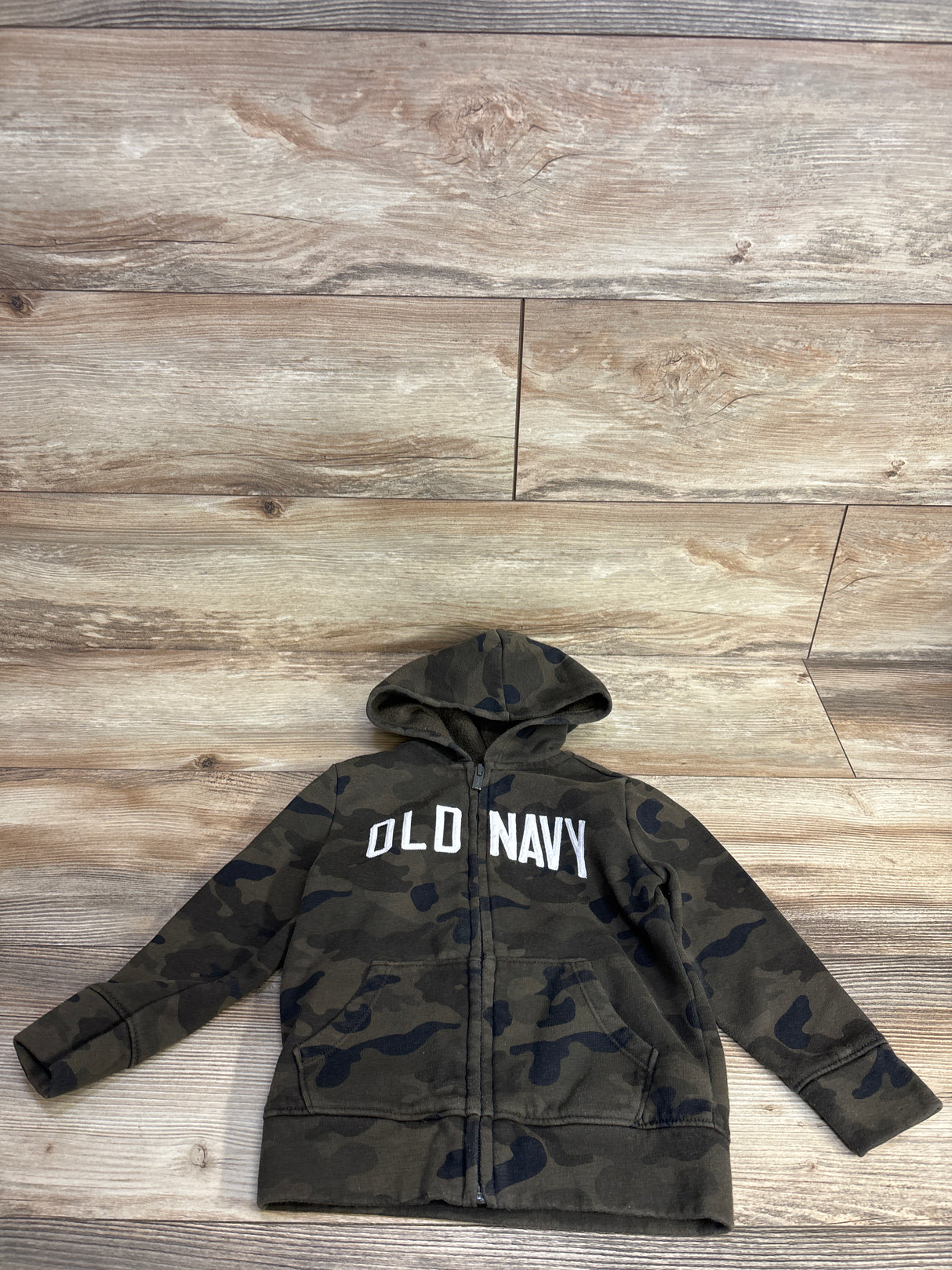 Old Navy Camo Full Zip Hoodie Green sz 3T