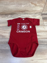 Rabbit Skins Alabama Crimson Tide Bodysuit Red sz 12-18m