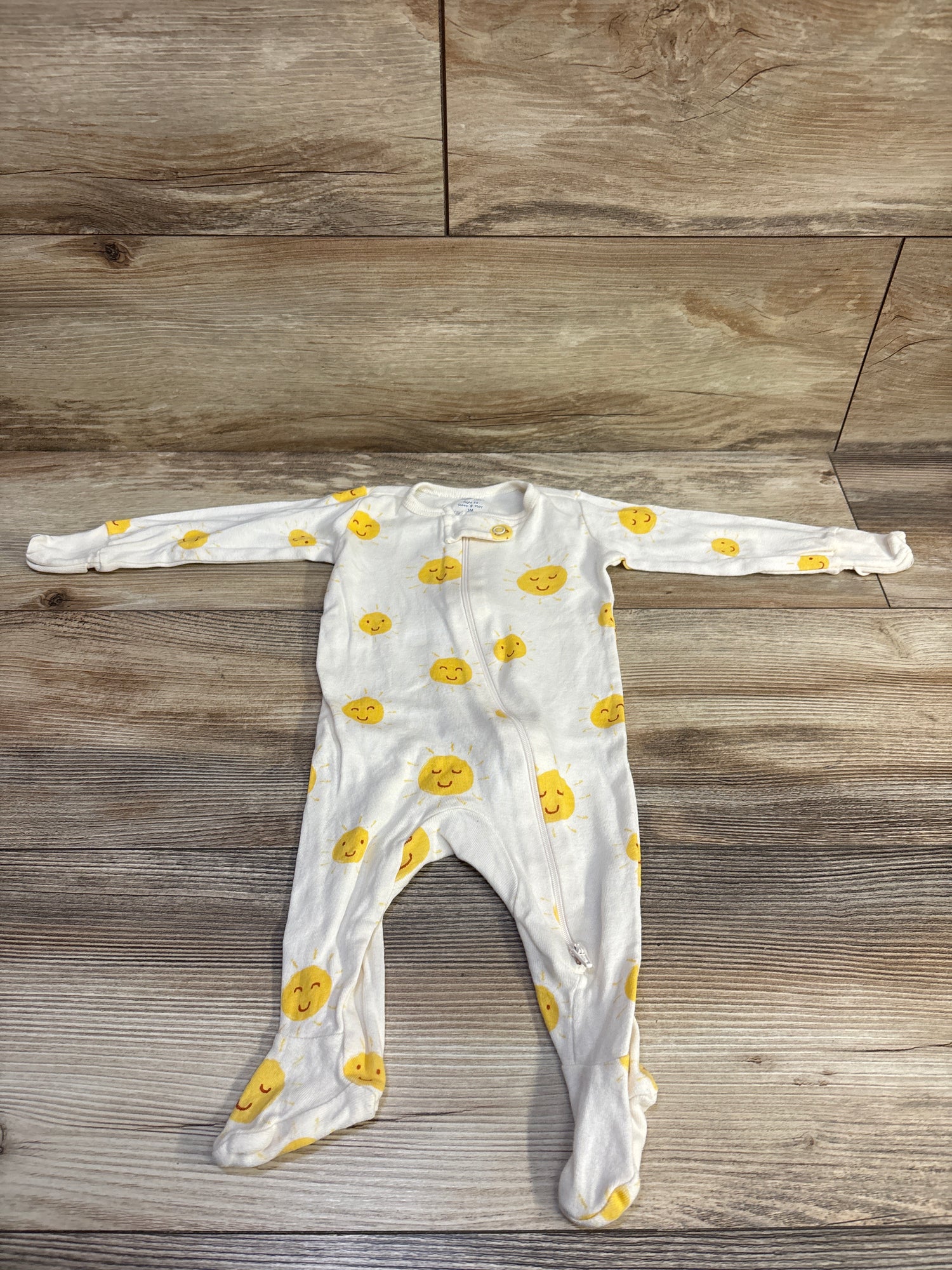 Member's Mark Sun Print Sleeper Cream sz 3m