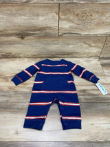 NEW Just One You Striped Coverall Blue sz 3m