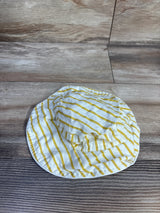 Pehr Organic Cotton Striped Bucket Hat Ivory sz 0-6m
