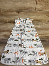 Hudson Baby Animal Printed Halo Sleepsack White sz 6-12m