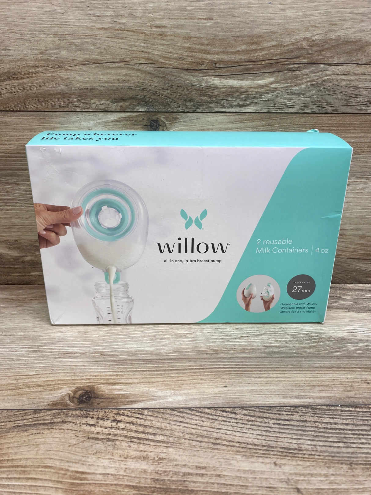 NEW WILLOW 3.0 Reusable Breast Milk Container - 27mm - 2pk