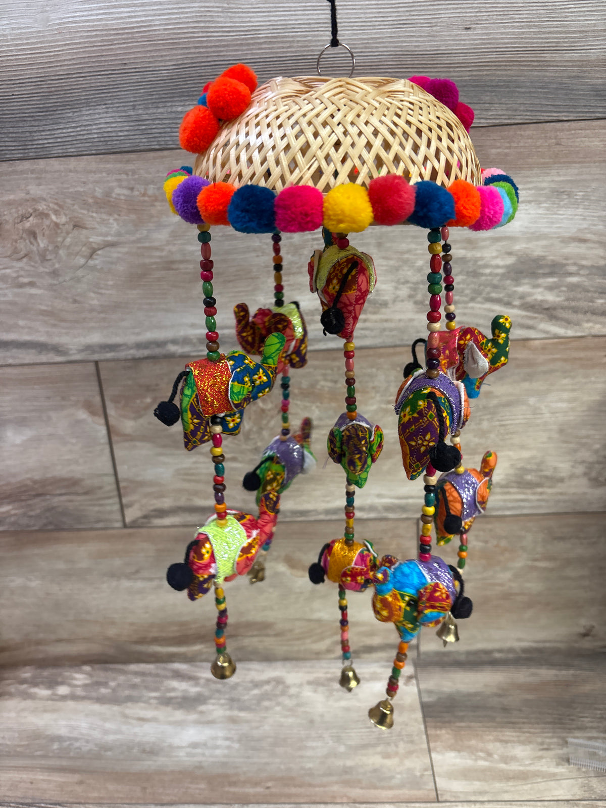 Rajasthani Elephant Jhumar Wind Chime/Crib Mobile