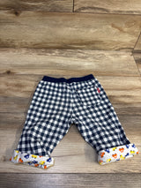 Miki House x Hot Biscuits Cropped Gingham Pants Blue sz 3/4T