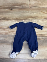 Little Me Embroidered Sports Ball Sleeper Navy sz 3m