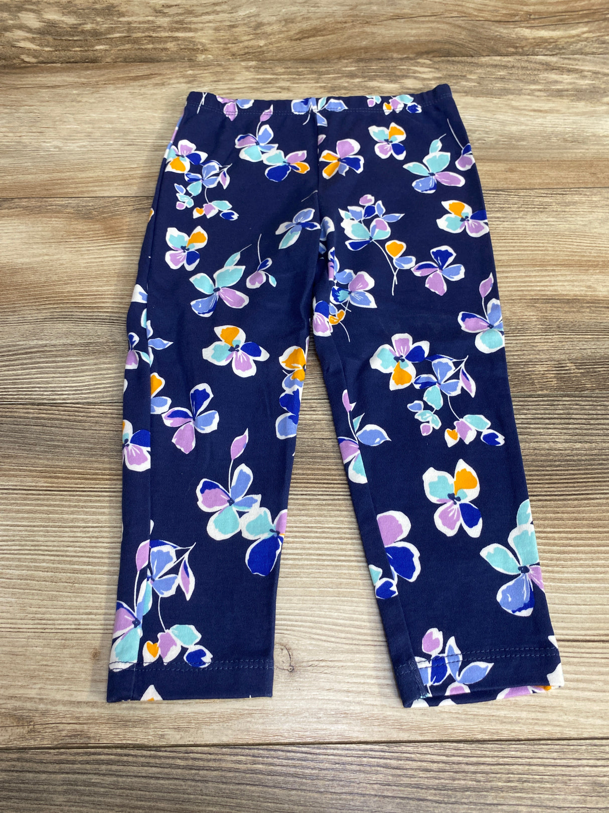 Carter's Floral Leggings Navy sz 24m