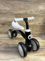 Gamefeiny Baby Balance Bike with Light-Up Wheels, Black