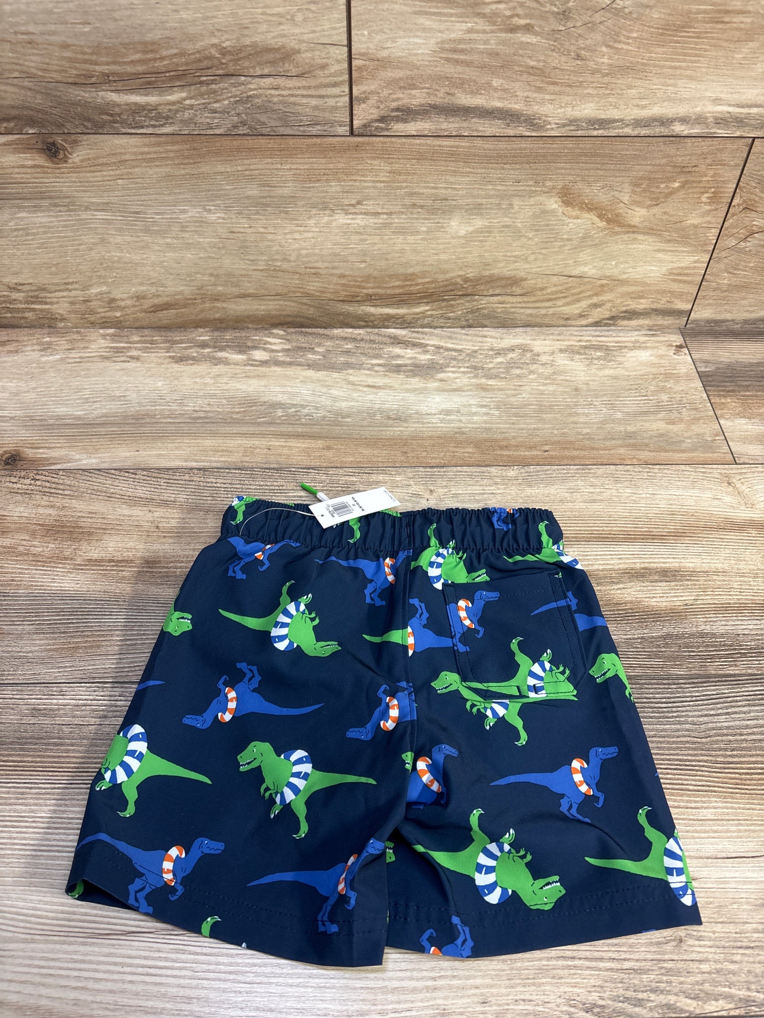 NEW Old Navy Dinosaur Print Swim Trunks Blue sz 3T
