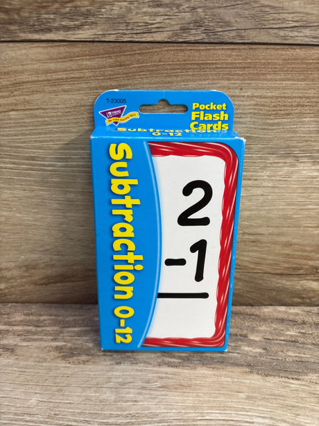 TREND Subtraction 0-12 Pocket Flash Cards - Me n Mommy To Be