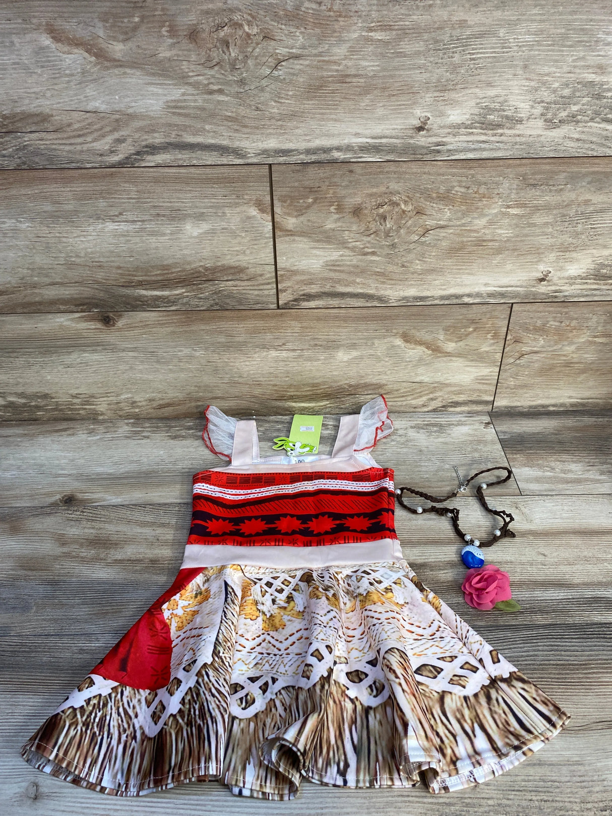 Moana 3pc Costume Brown sz 18-24m