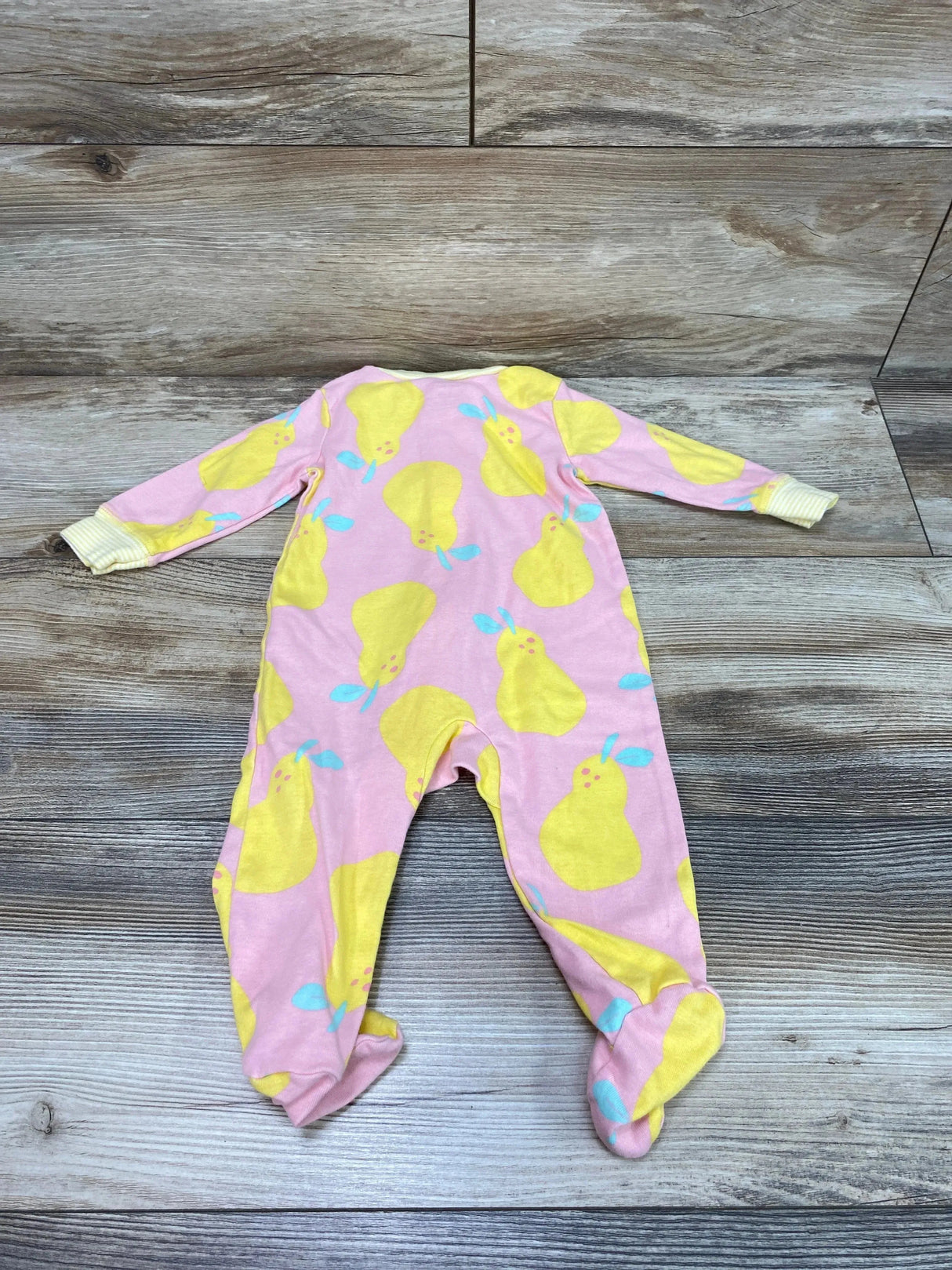 Carter's Pear Print Sleeper Pink sz 6m