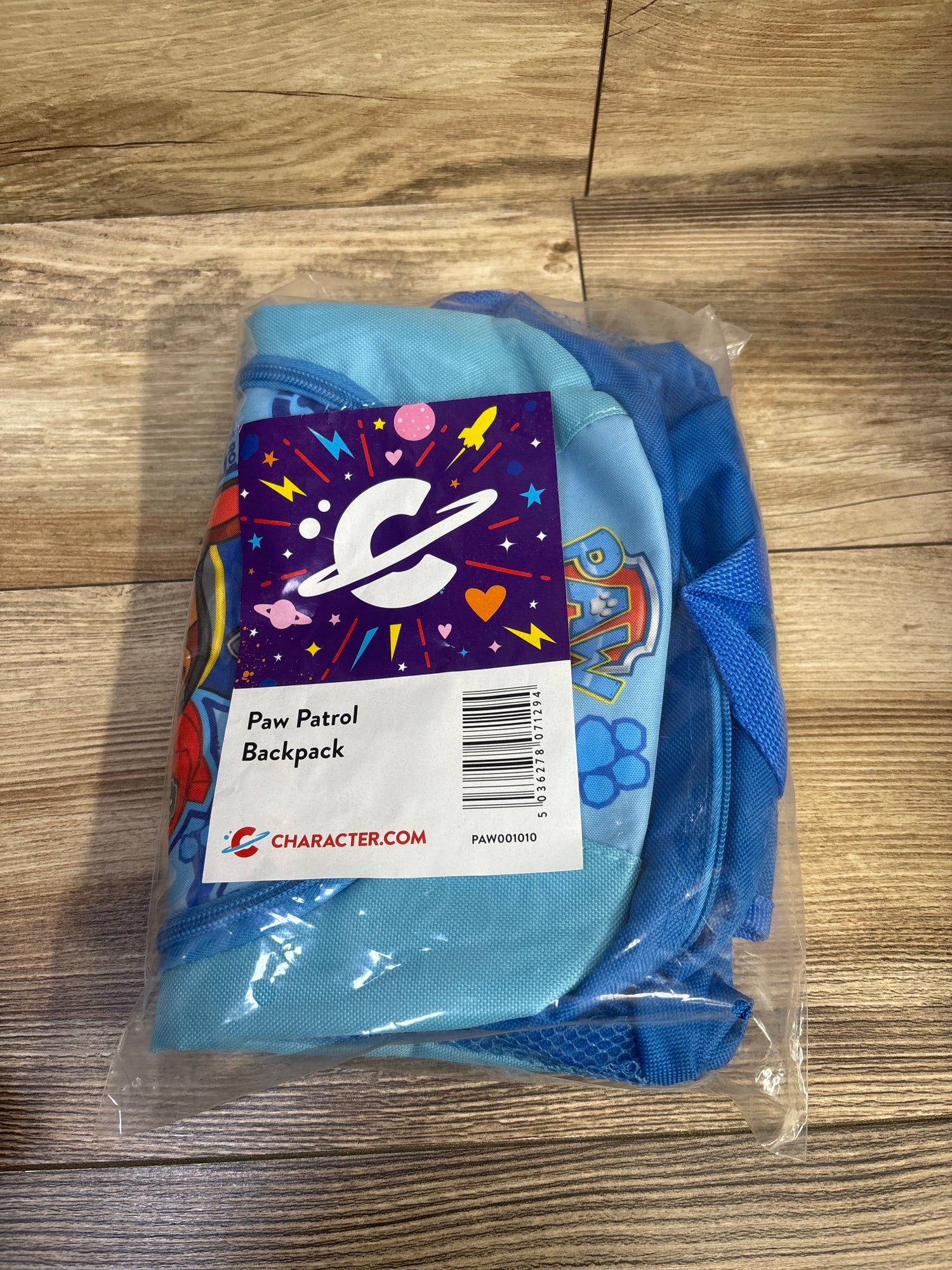 NEW Character PAW Patrol Backpack, Blue