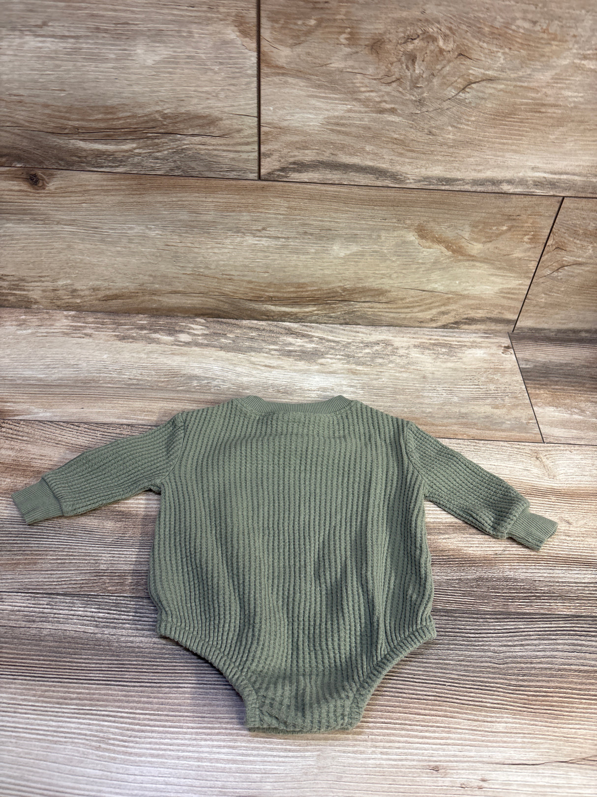 Old Navy Thermal Bubble Romper Green sz 0-3m