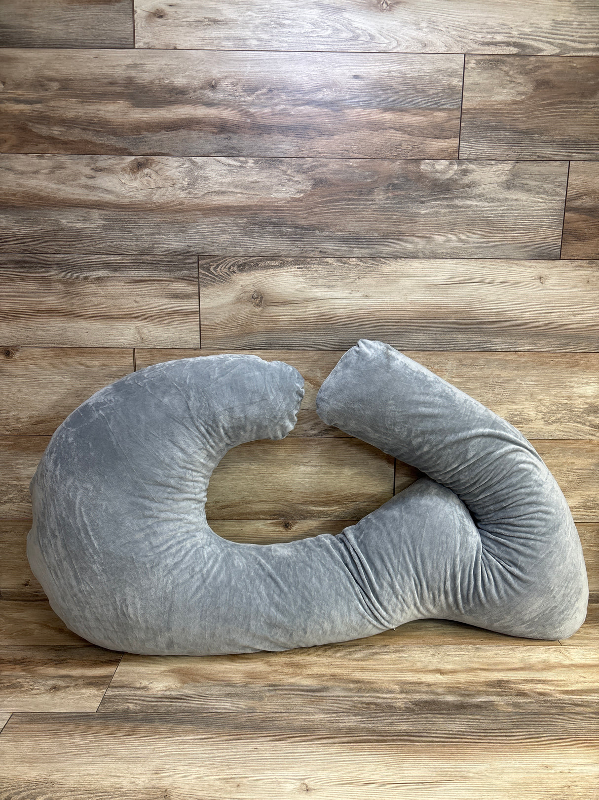 Maternity Body Pillow, Grey