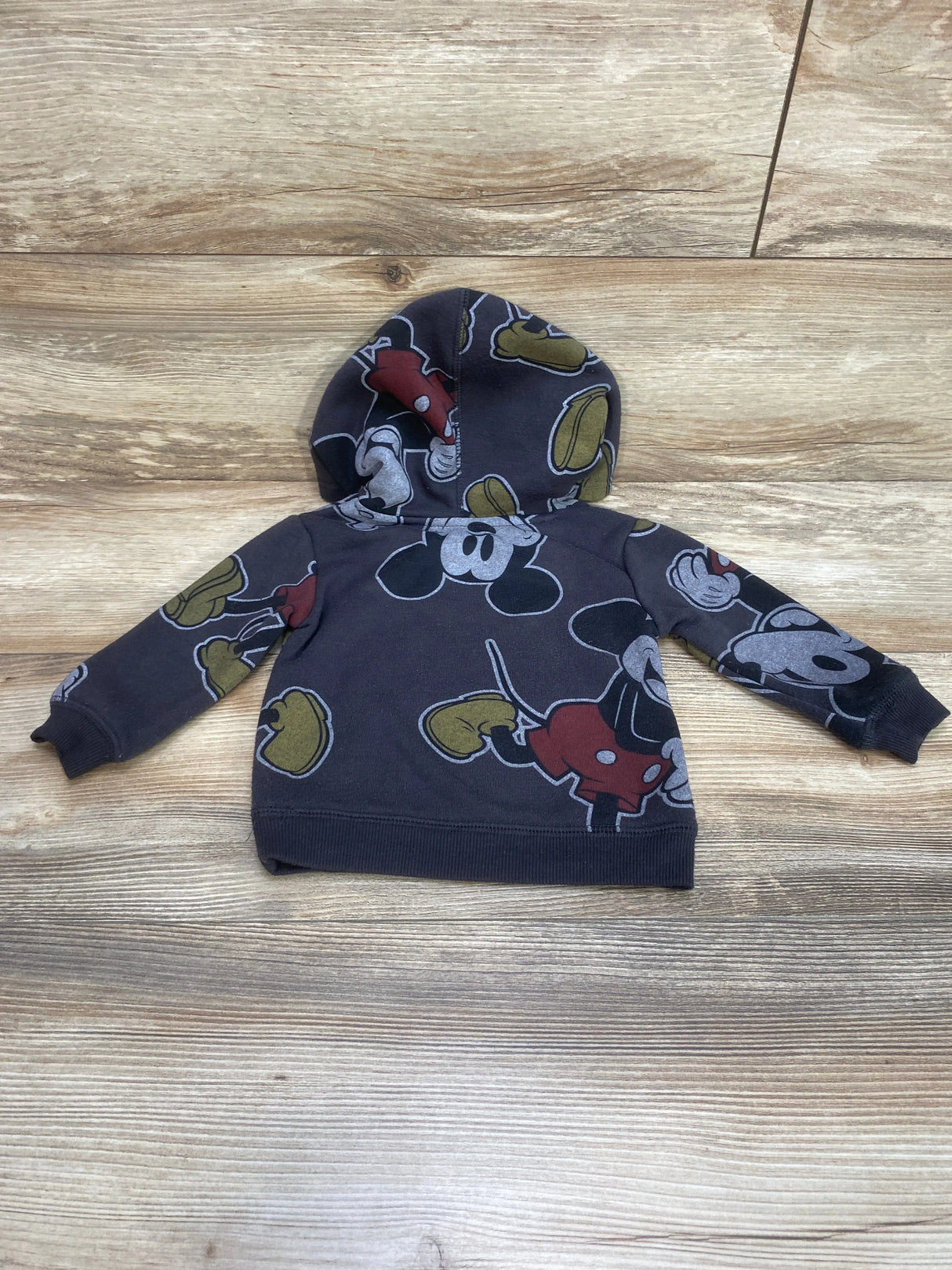 Disney Junior Mickey Mouse Hoodie Grey sz 12m